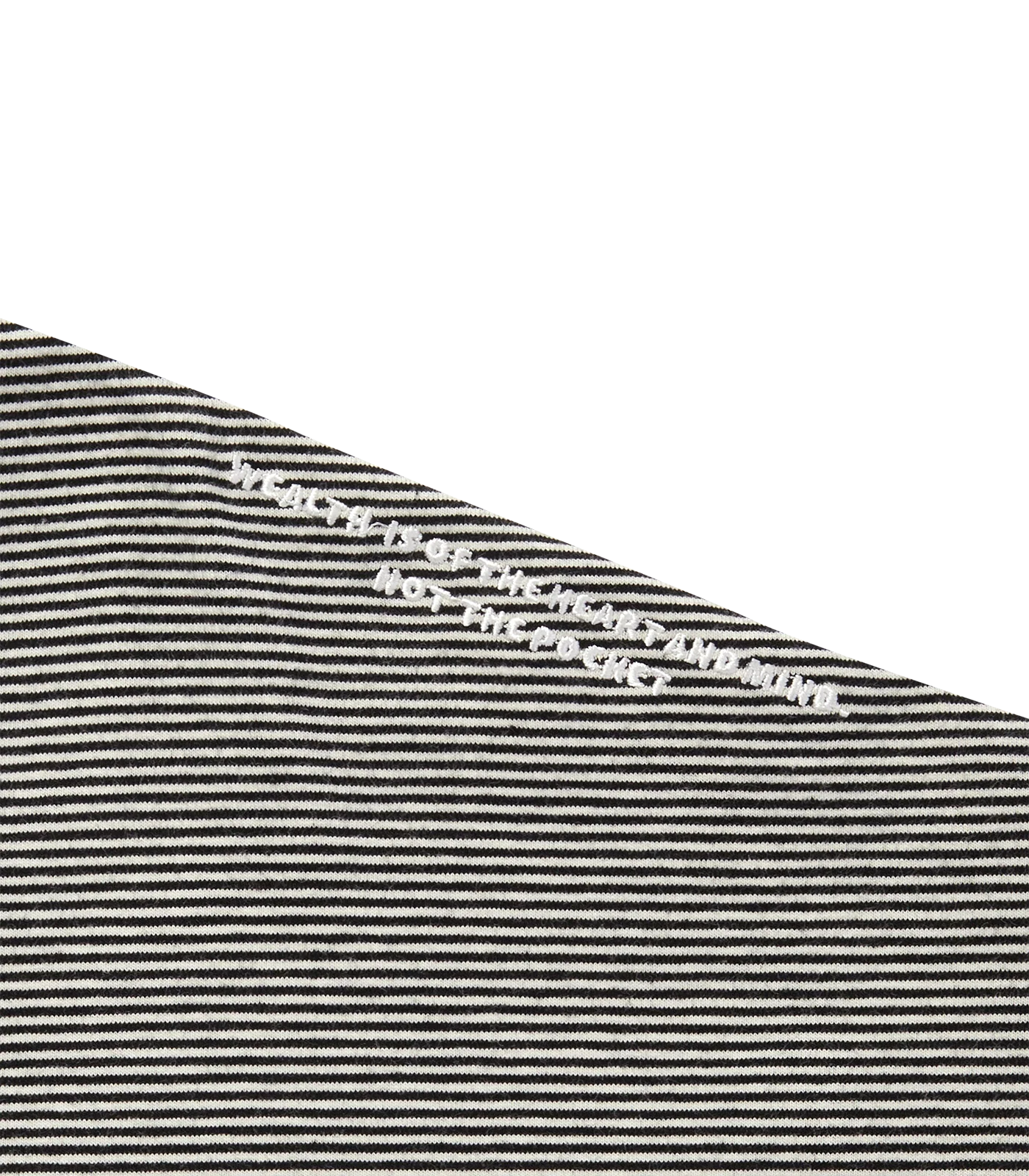 BORDER POCKET L/S T-SHIRT - BLACK/WHITE - Image 4