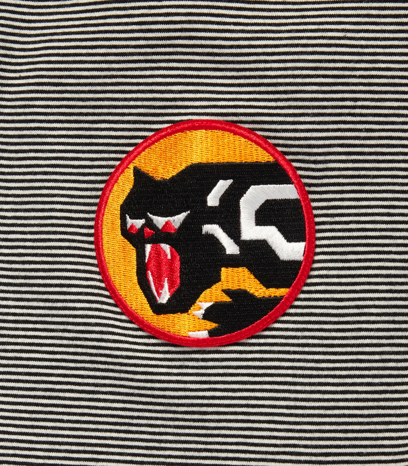 BORDER POCKET L/S T-SHIRT - BLACK/WHITE - Image 5