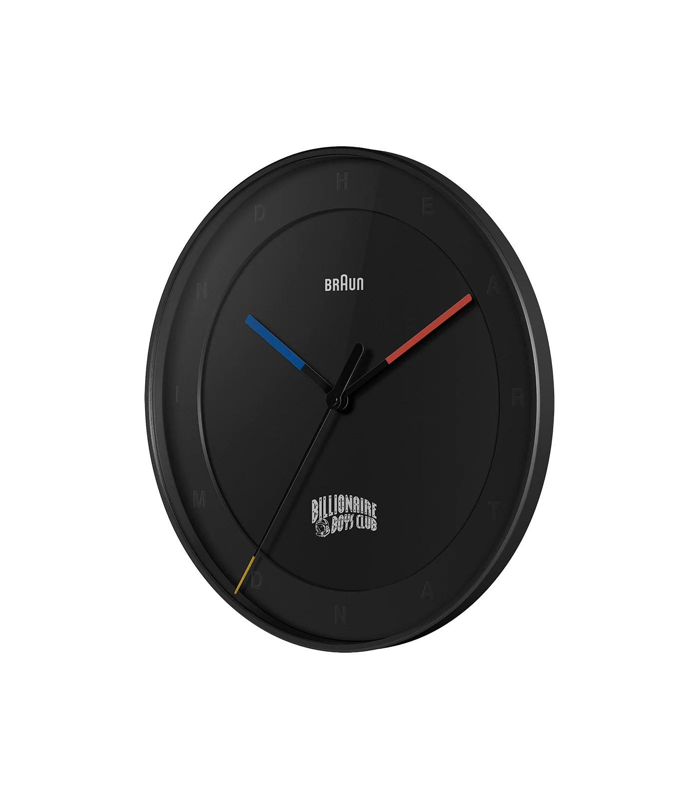 BRAUN x BILLIONAIRE BOYS CLUB ANALOGUE WALL CLOCK - BLACK - Image 3