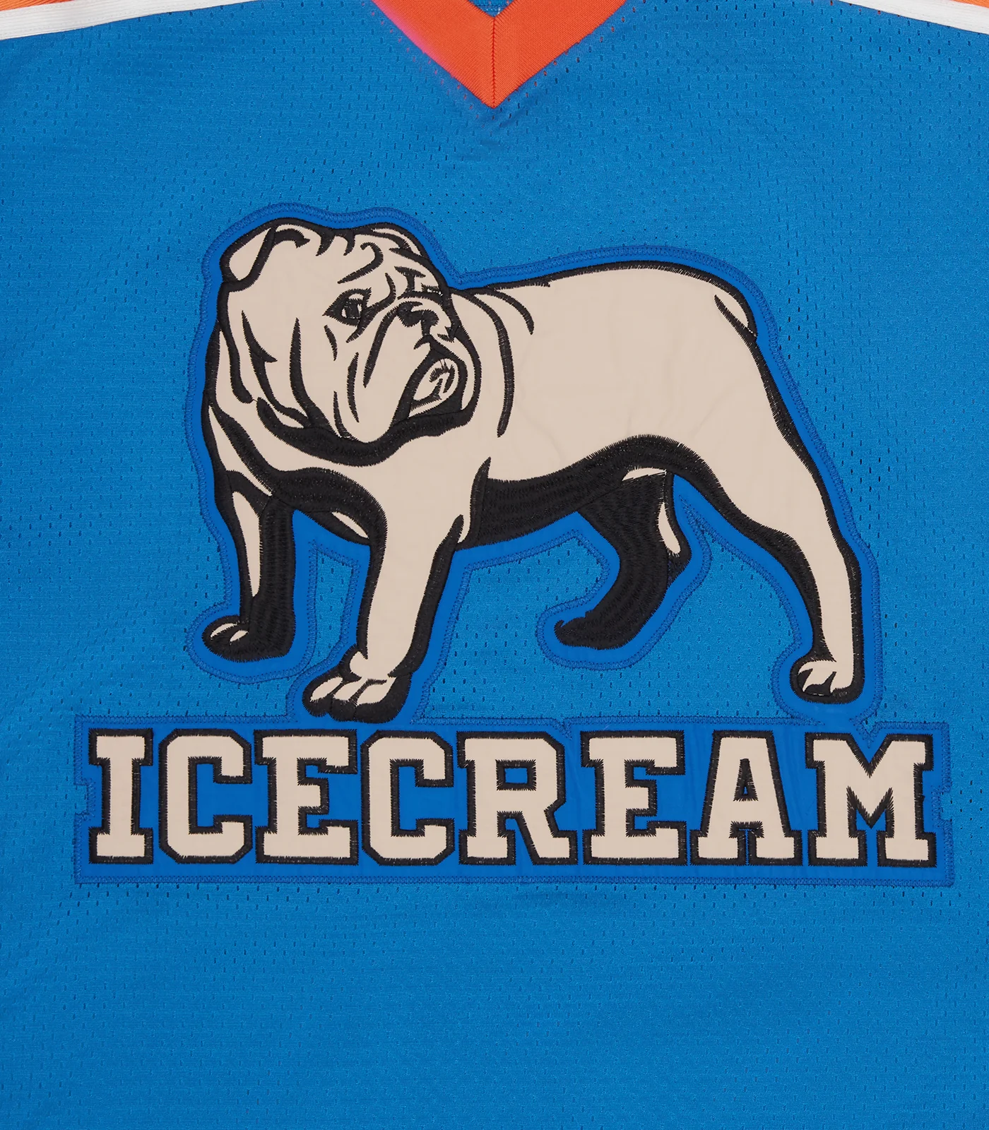 BULLDOG FOOTBALL TOP - BLUE - Image 4