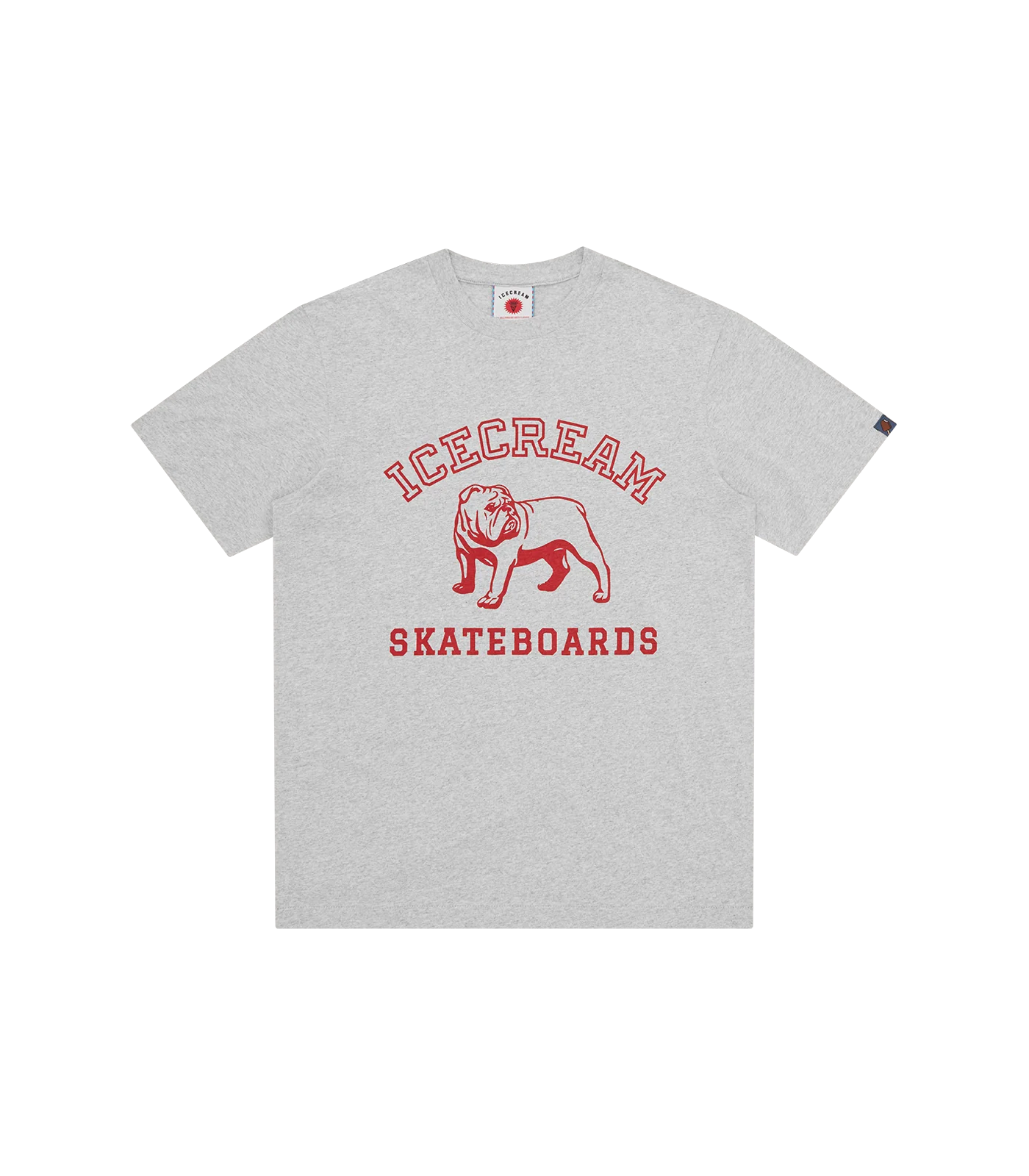 BULLDOG T-SHIRT - HEATHER GREY