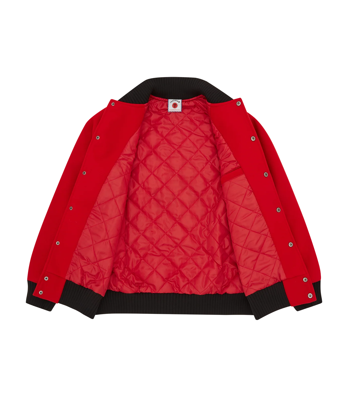 BULLDOG VARSITY JACKET - RED - Image 5