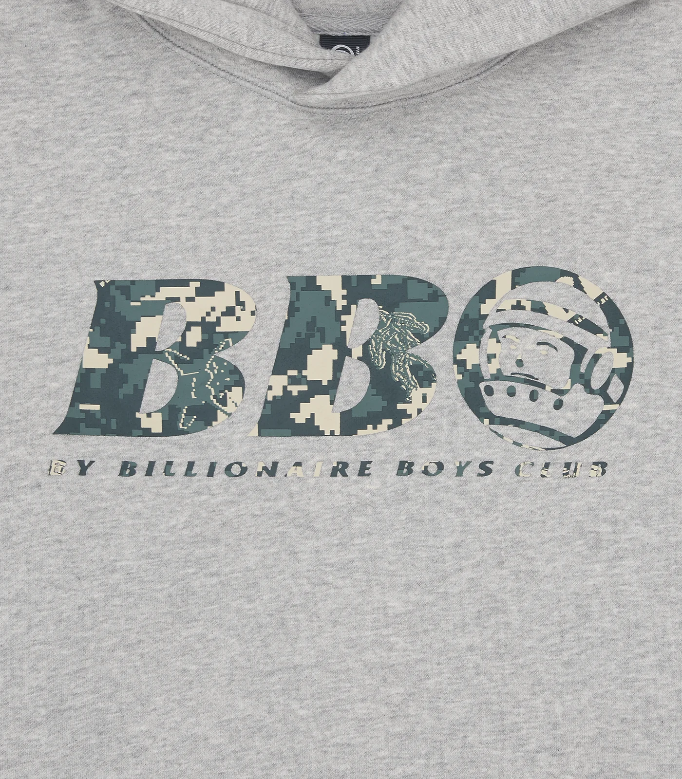 CAMO FILL BB ASTRO POPOVER HOOD - HEATHER GREY - Image 3