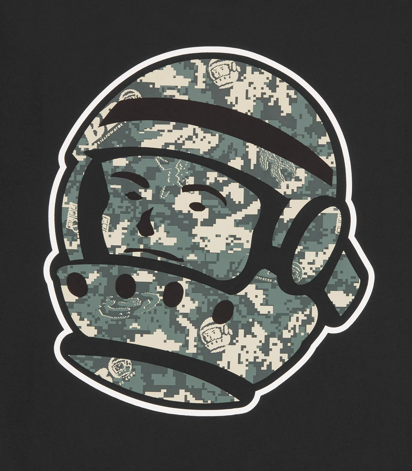 CAMO FILL BB ASTRO T-SHIRT - BLACK - Image 4