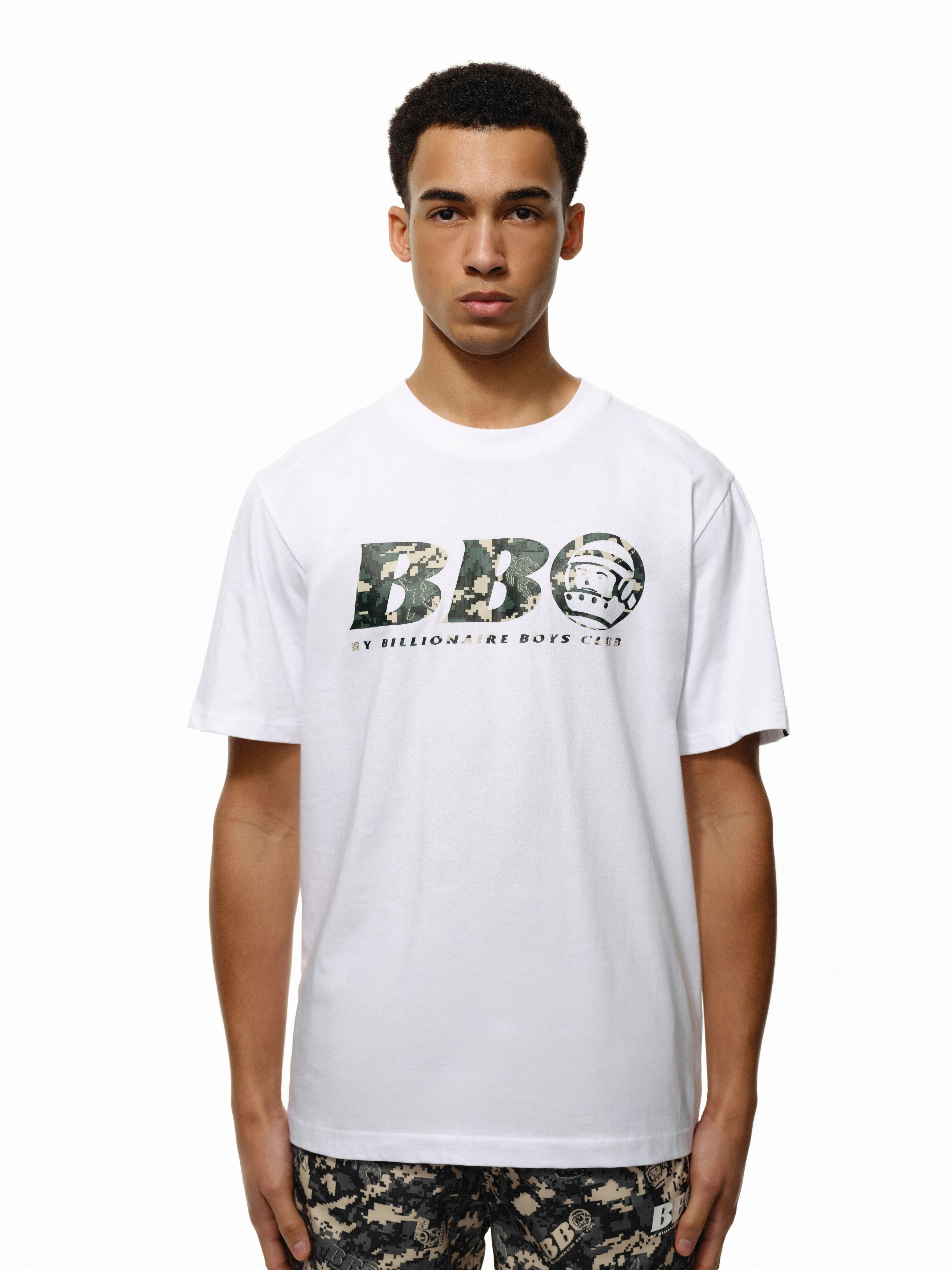 CAMO FILL BB ASTRO T-SHIRT - WHITE - Image 3