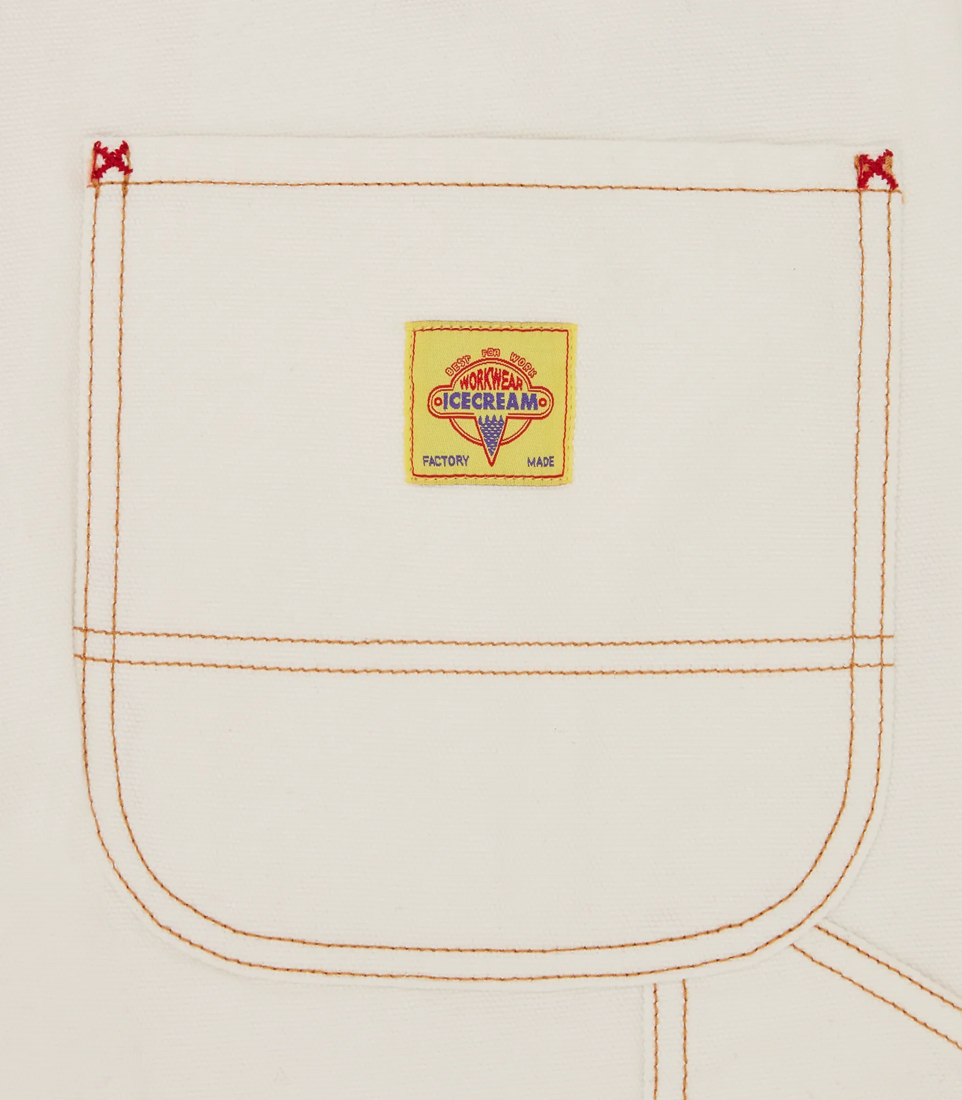 CANVAS CARPENTER PANTS - ECRU - Image 4