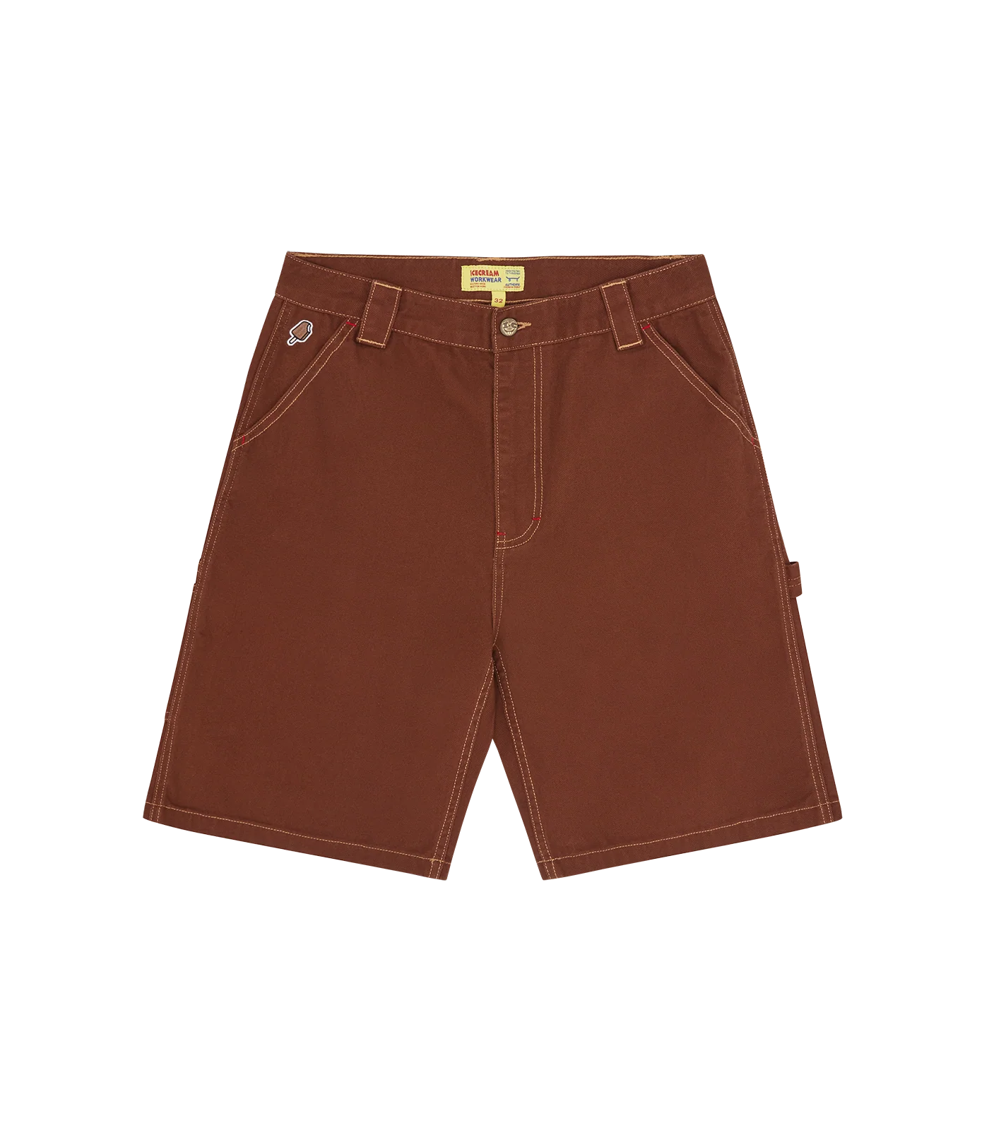 CANVAS CARPENTER SHORTS - BROWN