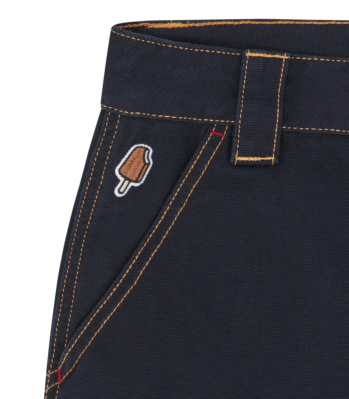 CANVAS CARPENTER SHORTS - INK - Image 3