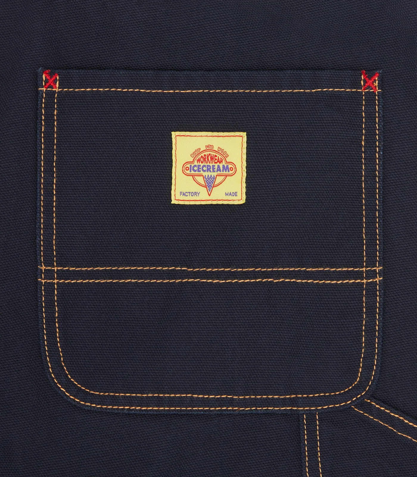 CANVAS CARPENTER SHORTS - INK - Image 4