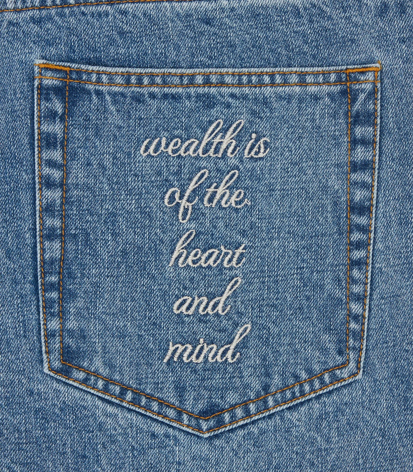 CASINO DENIM PANT - LIGHT WASH BLUE - Image 6