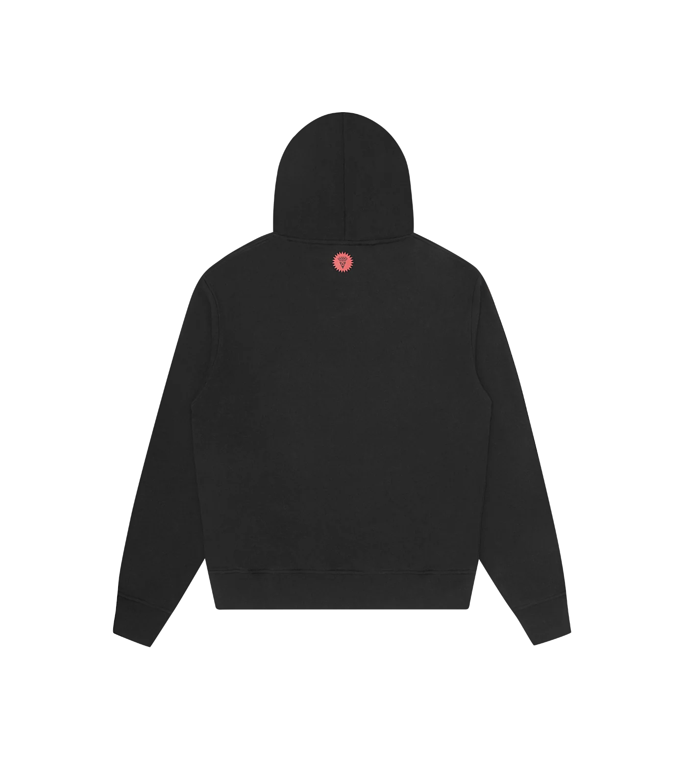 CHECKER RUNNING DOG POPOVER HOOD - BLACK - Image 2