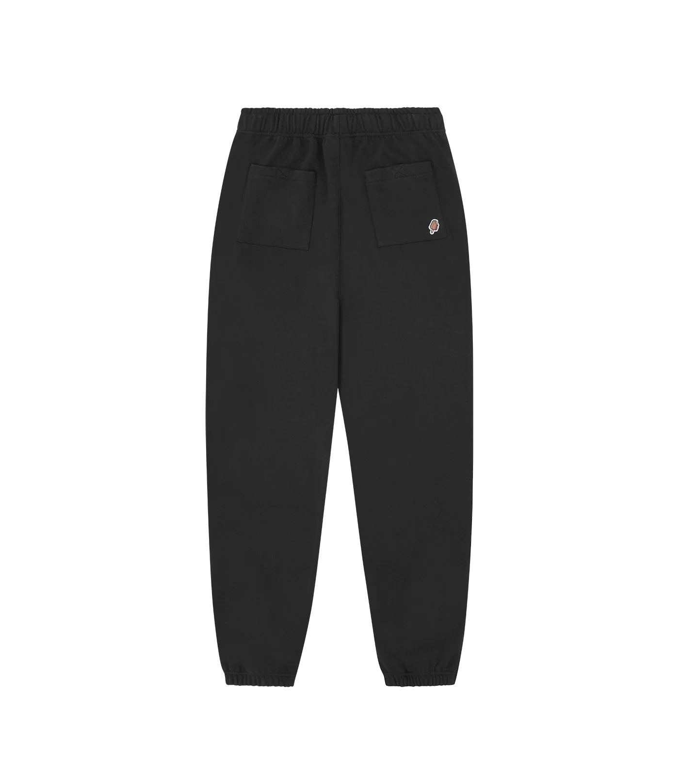 CHECKER RUNNING DOG SWEATPANTS - BLACK - Image 2