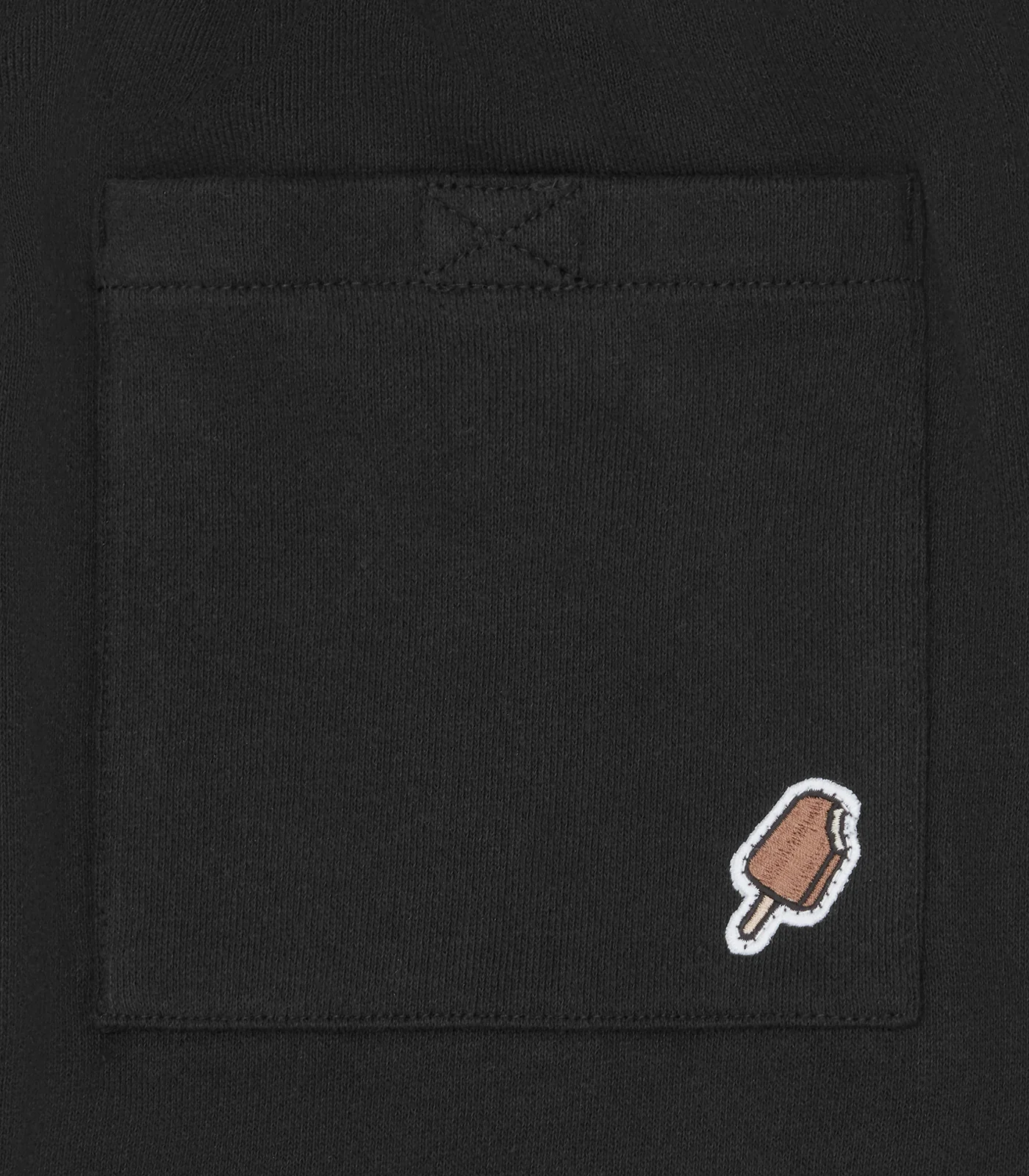 CHECKER RUNNING DOG SWEATPANTS - BLACK - Image 5