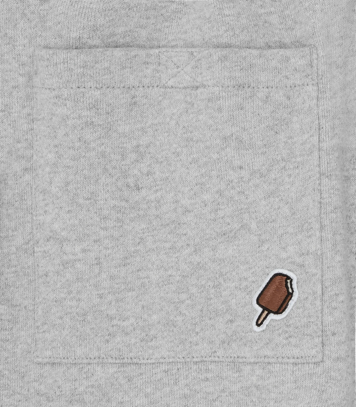 CHECKER RUNNING DOG SWEATPANTS - HEATHER GREY - Image 5