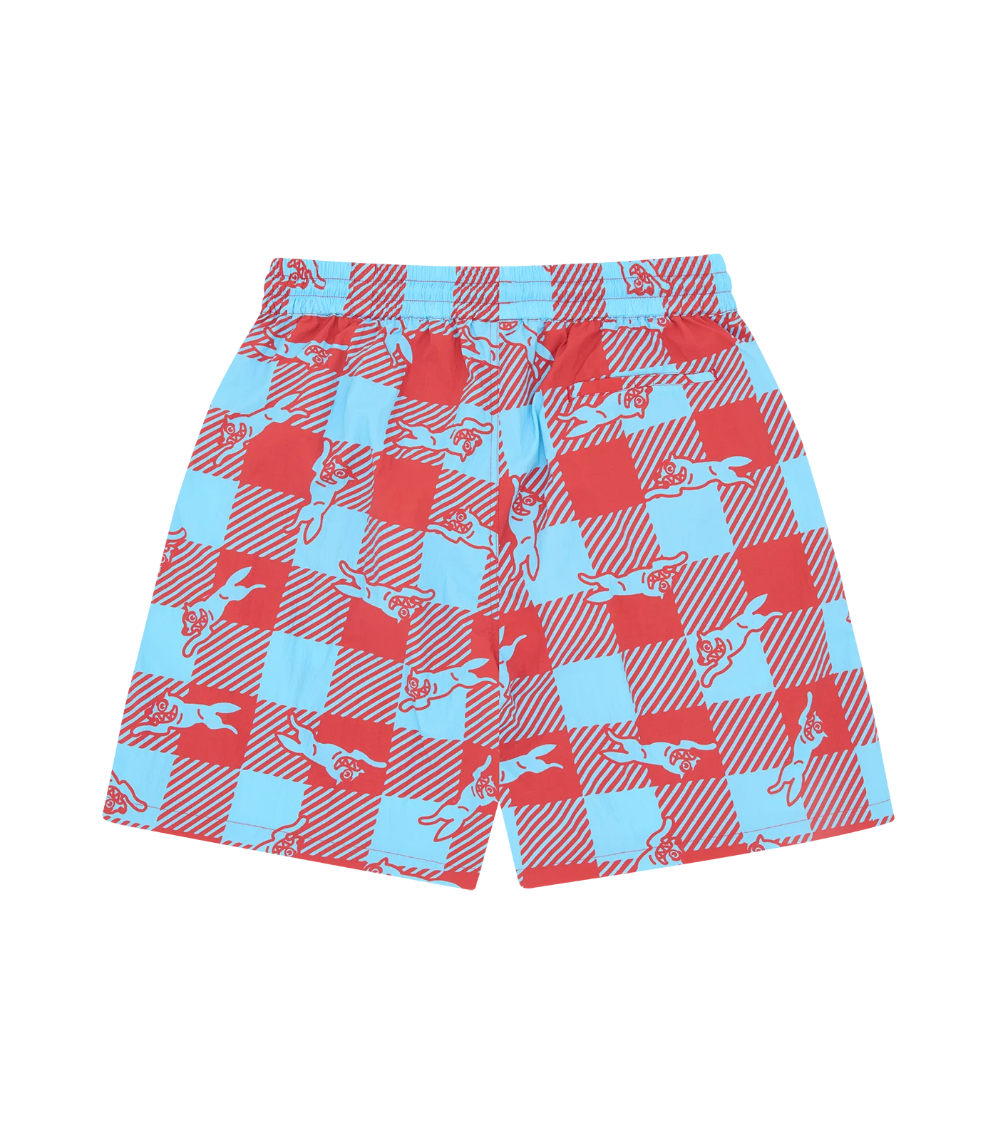CHECKER RUNNING DOG SWIM SHORTS - MULTI - Image 2