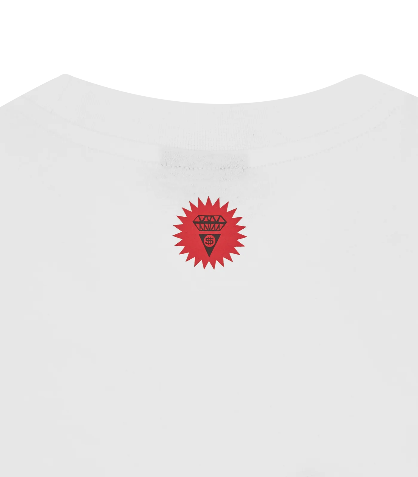 CHECKER RUNNING DOG T-SHIRT - WHITE - Image 4