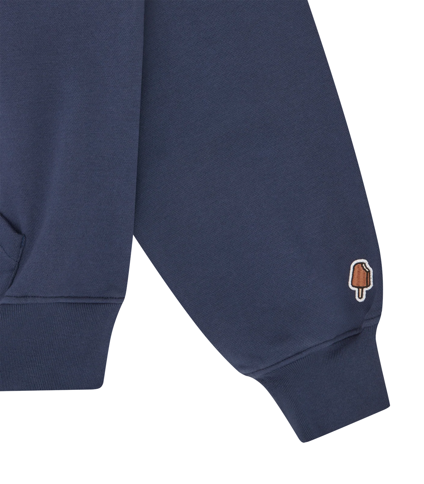 CHERRY OVERSIZED POPOVER HOOD - NAVY - Image 4