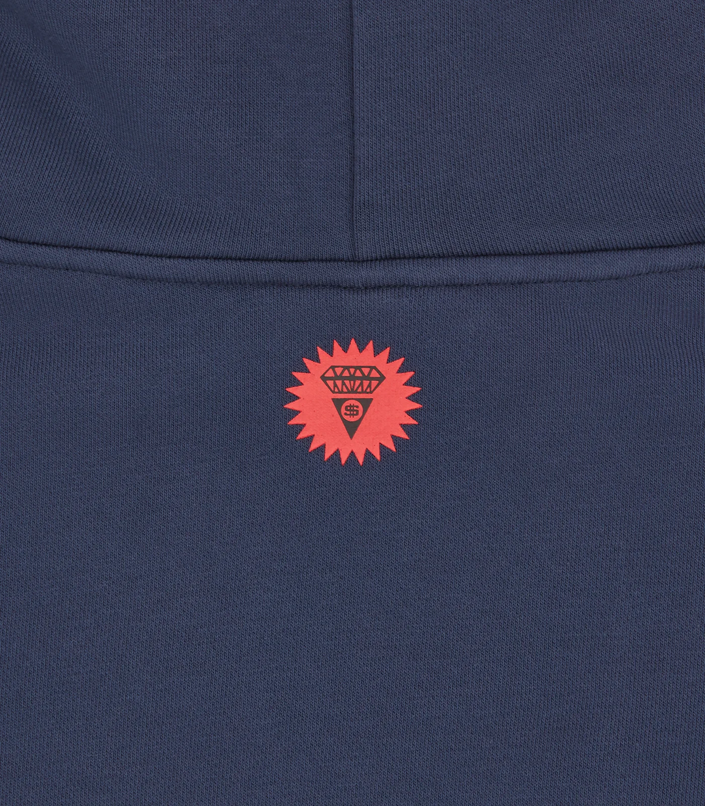 CHERRY OVERSIZED POPOVER HOOD - NAVY - Image 5