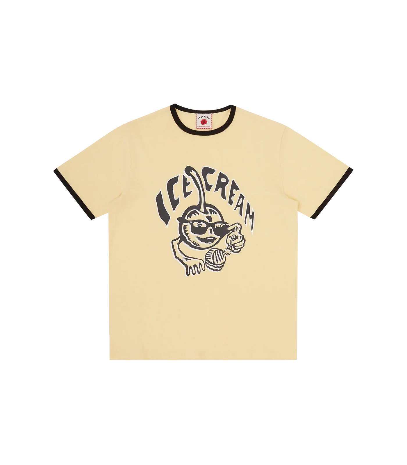 CHERRY RINGER T-SHIRT - YELLOW