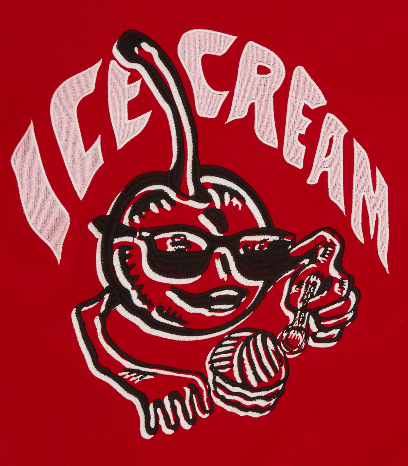 CHERRY VARSITY JACKET - RED - Image 7