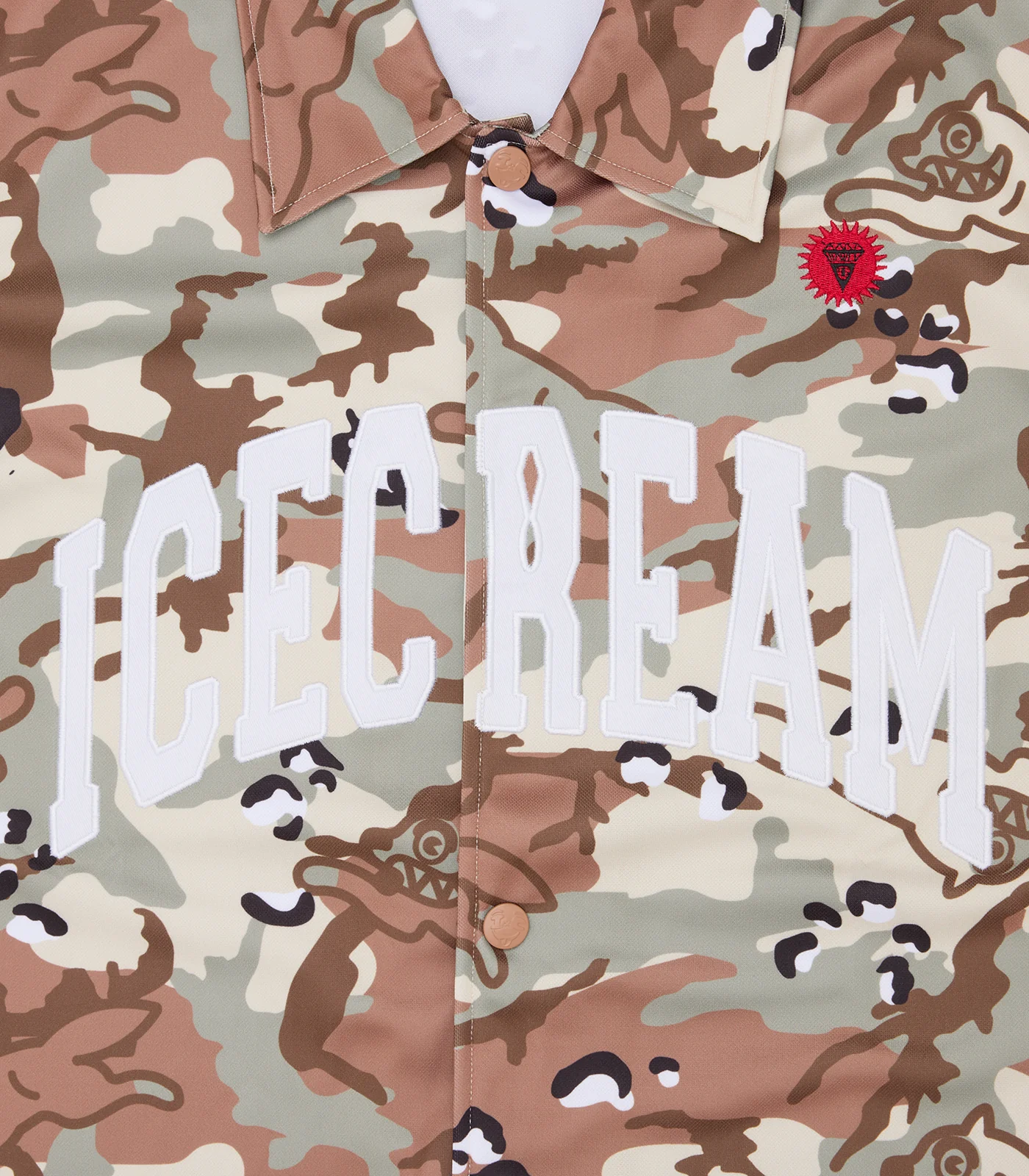 CHOC CHIP BASEBALL JERSEY - CAMO - Image 3