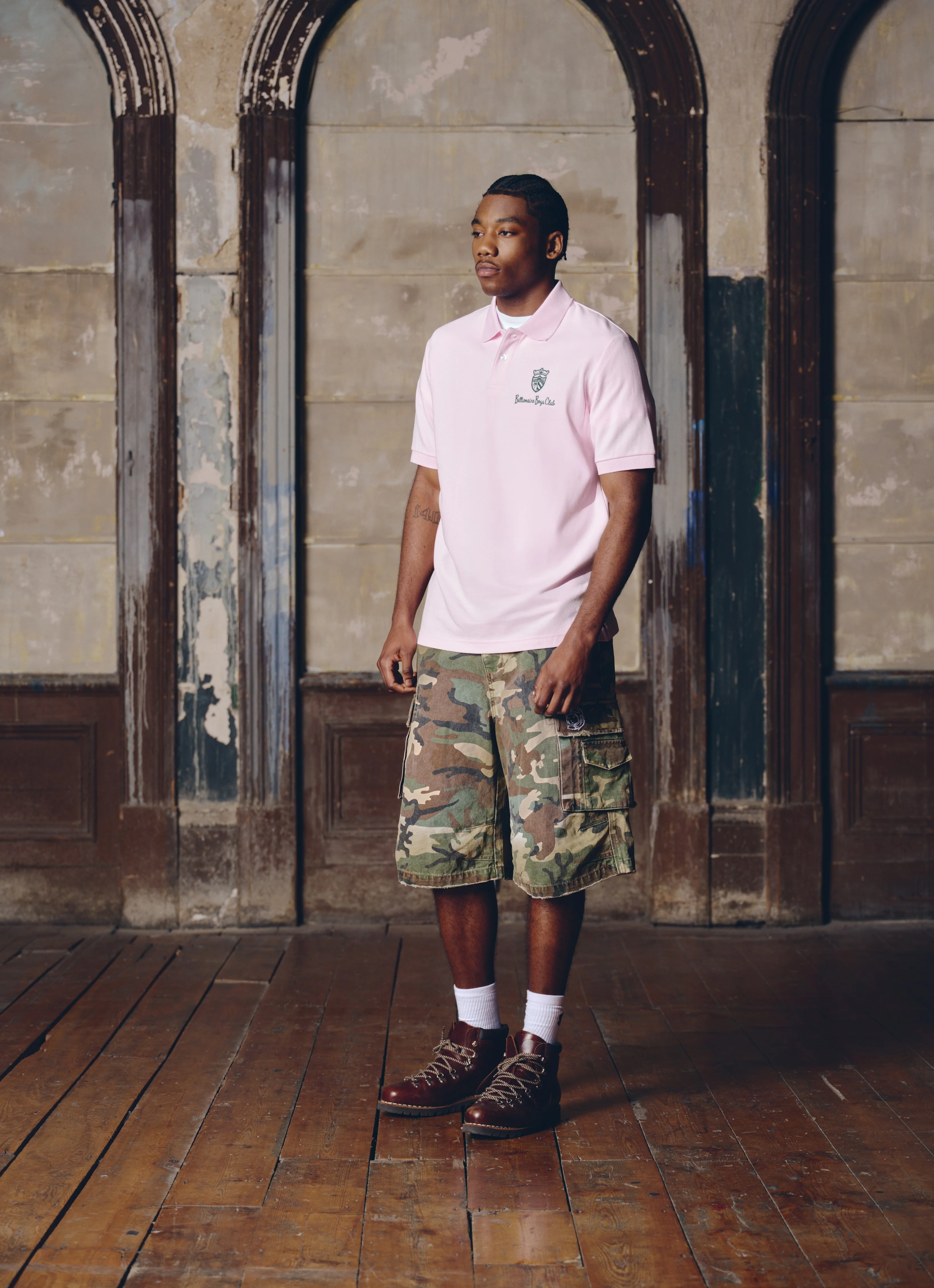 CLUBHOUSE POLO SHIRT - PINK - Image 2
