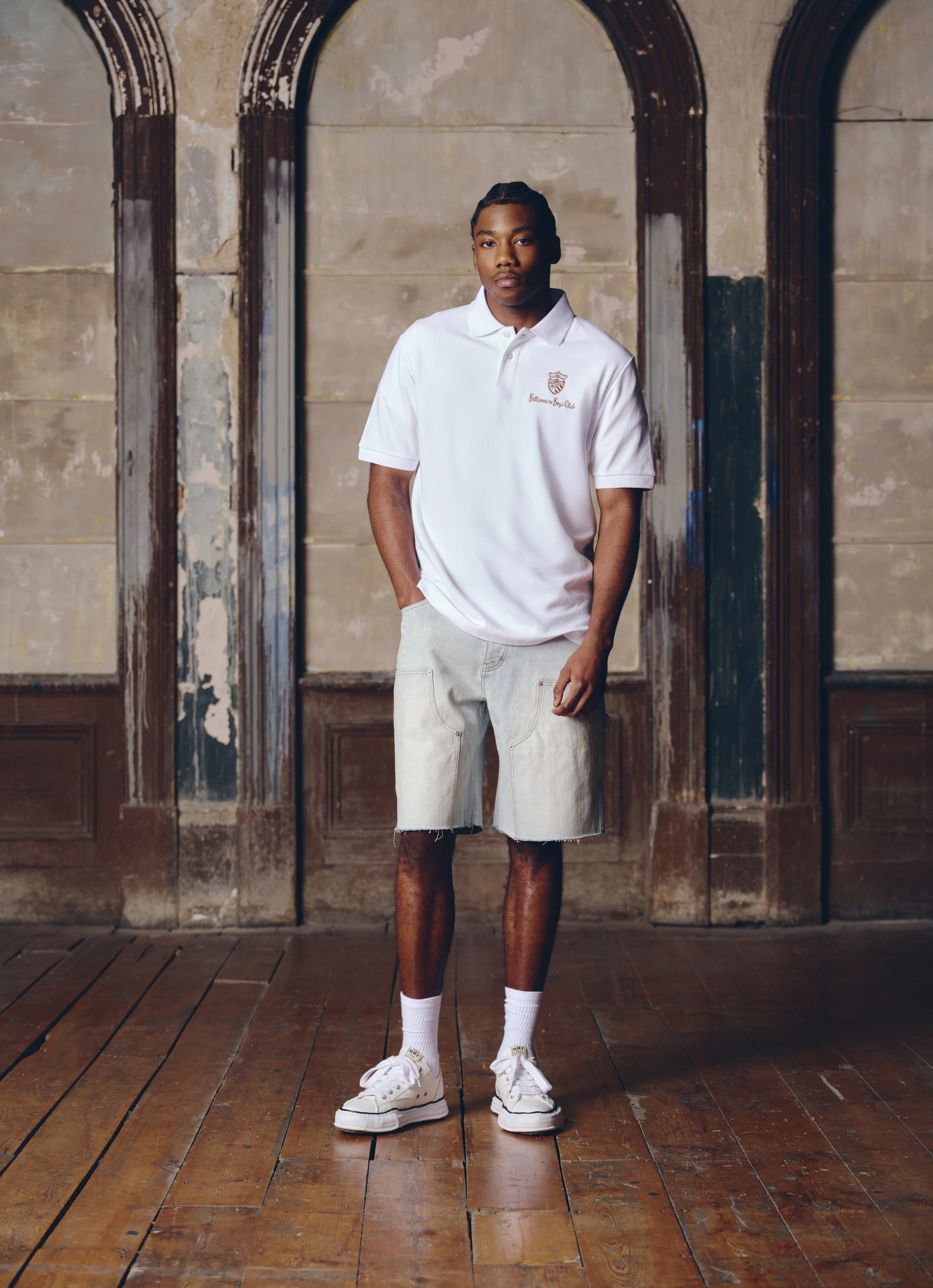 CLUBHOUSE POLO SHIRT - WHITE - Image 2
