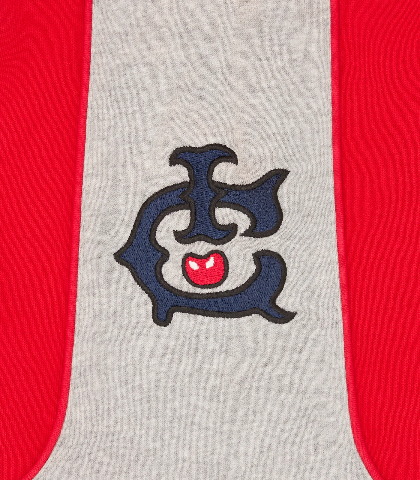 COLLARED WARM UP SWEATSHIRT - RED - Image 5