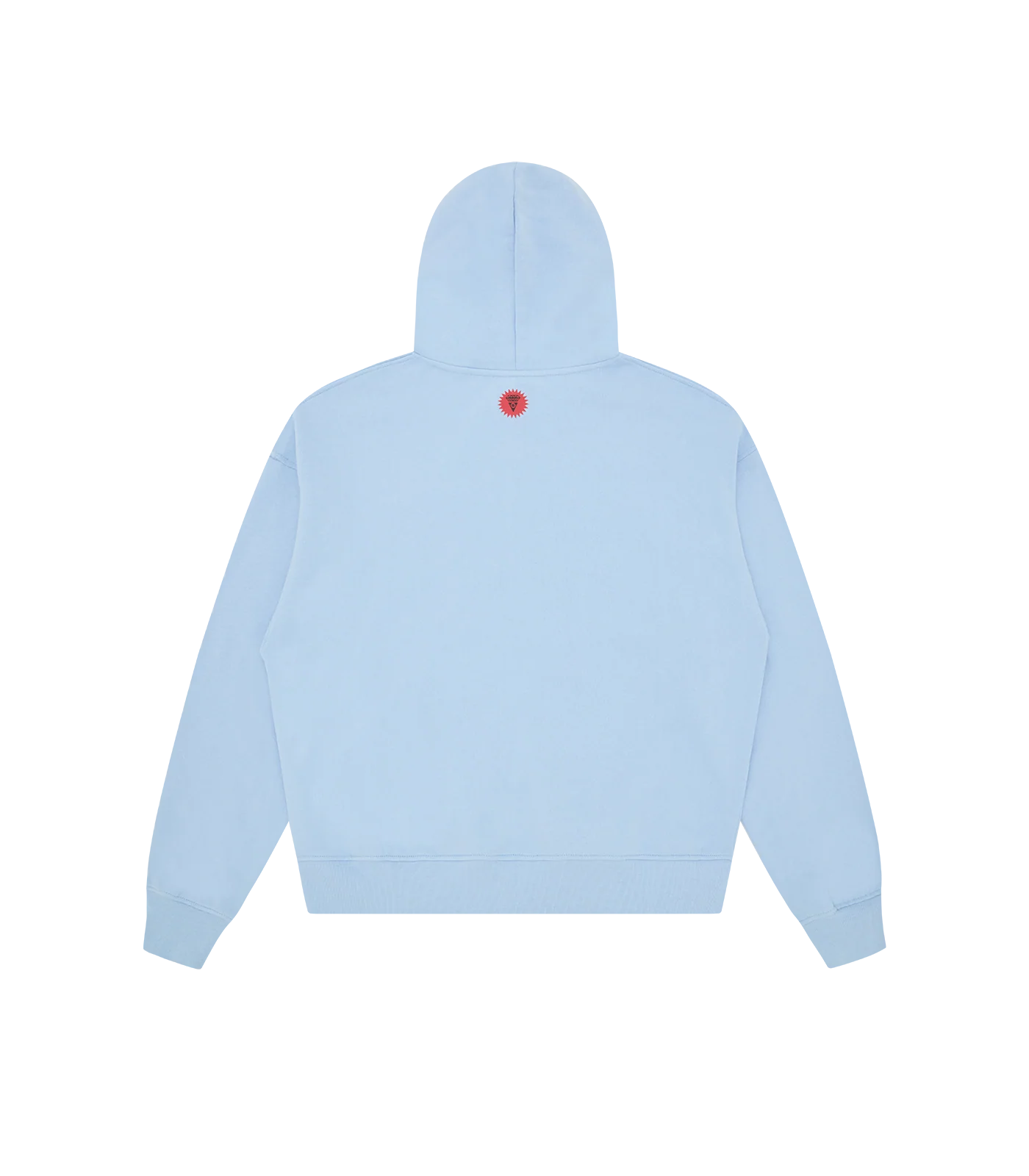 COLLEGE APPLIQUE RUNNING DOG POPOVER HOOD - LIGHT BLUE - Image 3