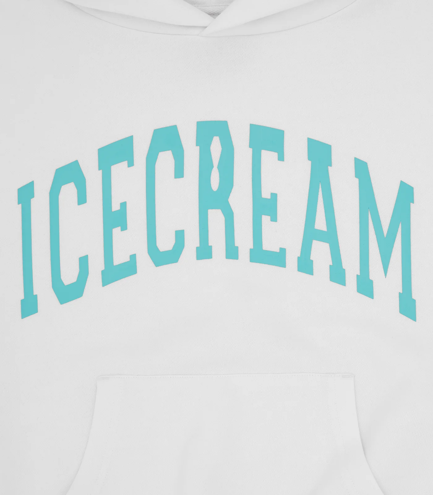COLLEGE CROPPED HOOD - WHITE - Image 3