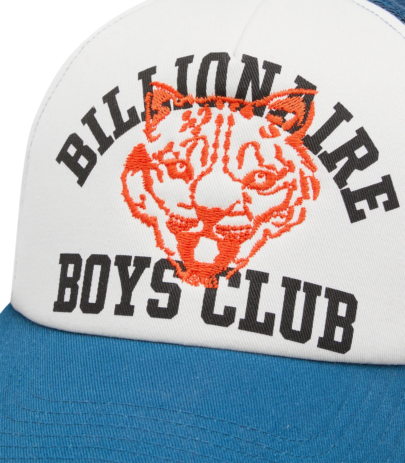 COLLEGE TWILL TRUCKER CAP - BLUE - Image 3