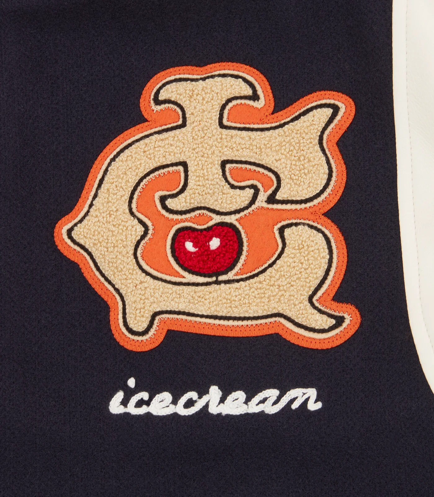 COLLEGIATE PATCH VARSITY JACKET - NAVY - Image 8