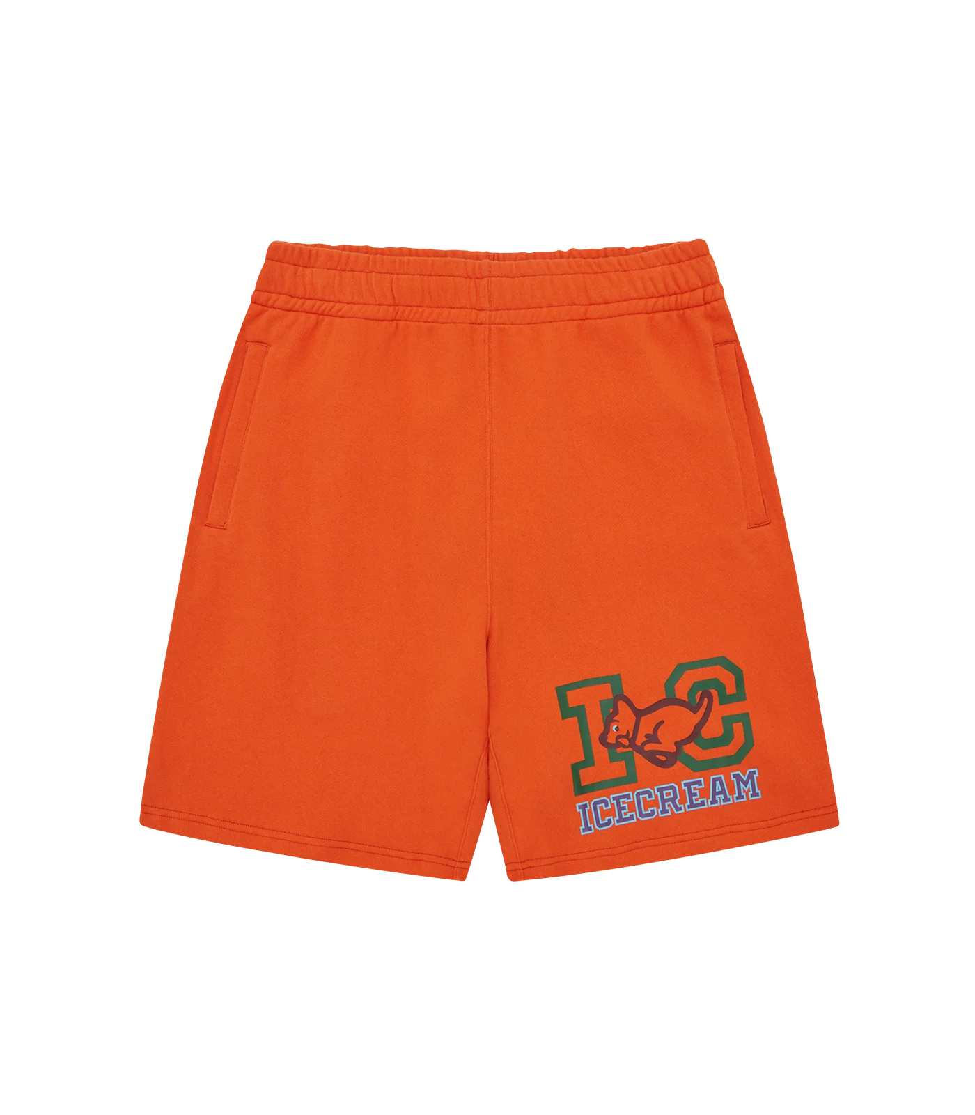 COLLEGIATE PUPPY SHORTS - ORANGE