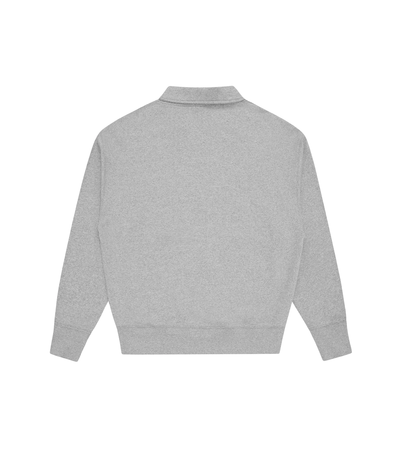 COLLEGIATE QUARTER ZIP SWEATSHIRT - HEATHER GREY - Image 2