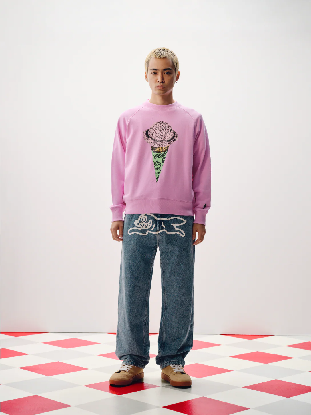 CONE CREWNECK - PINK - Image 3