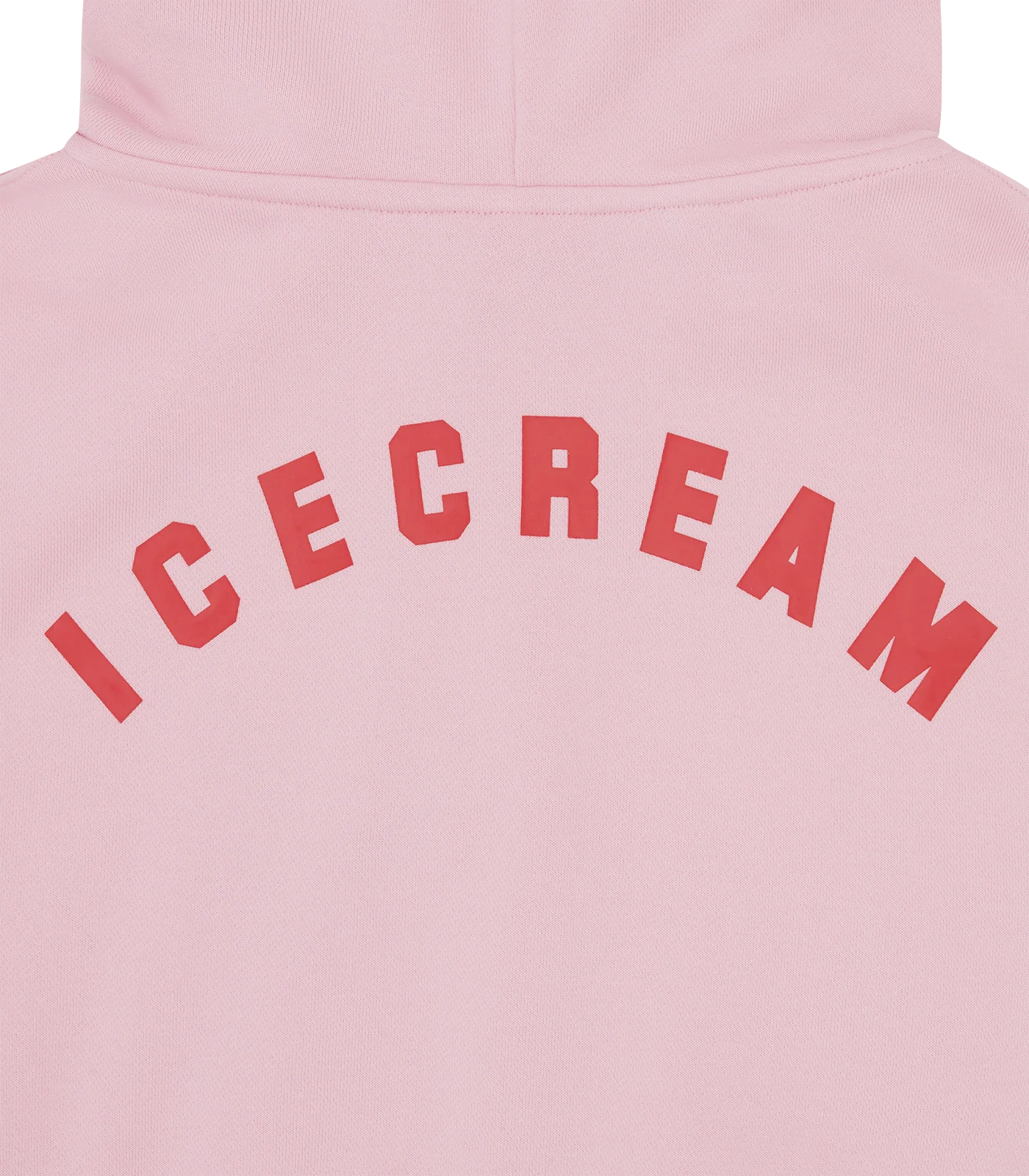 CONE CROPPED ZIP THROUGH HOOD - PINK - Image 6