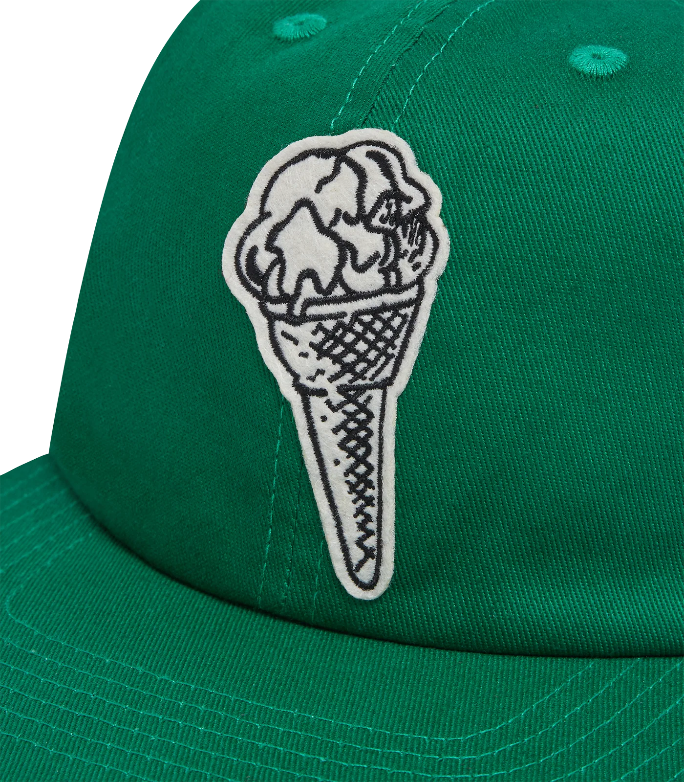 CONE FELT PATCH CAP - GREEN - Image 3