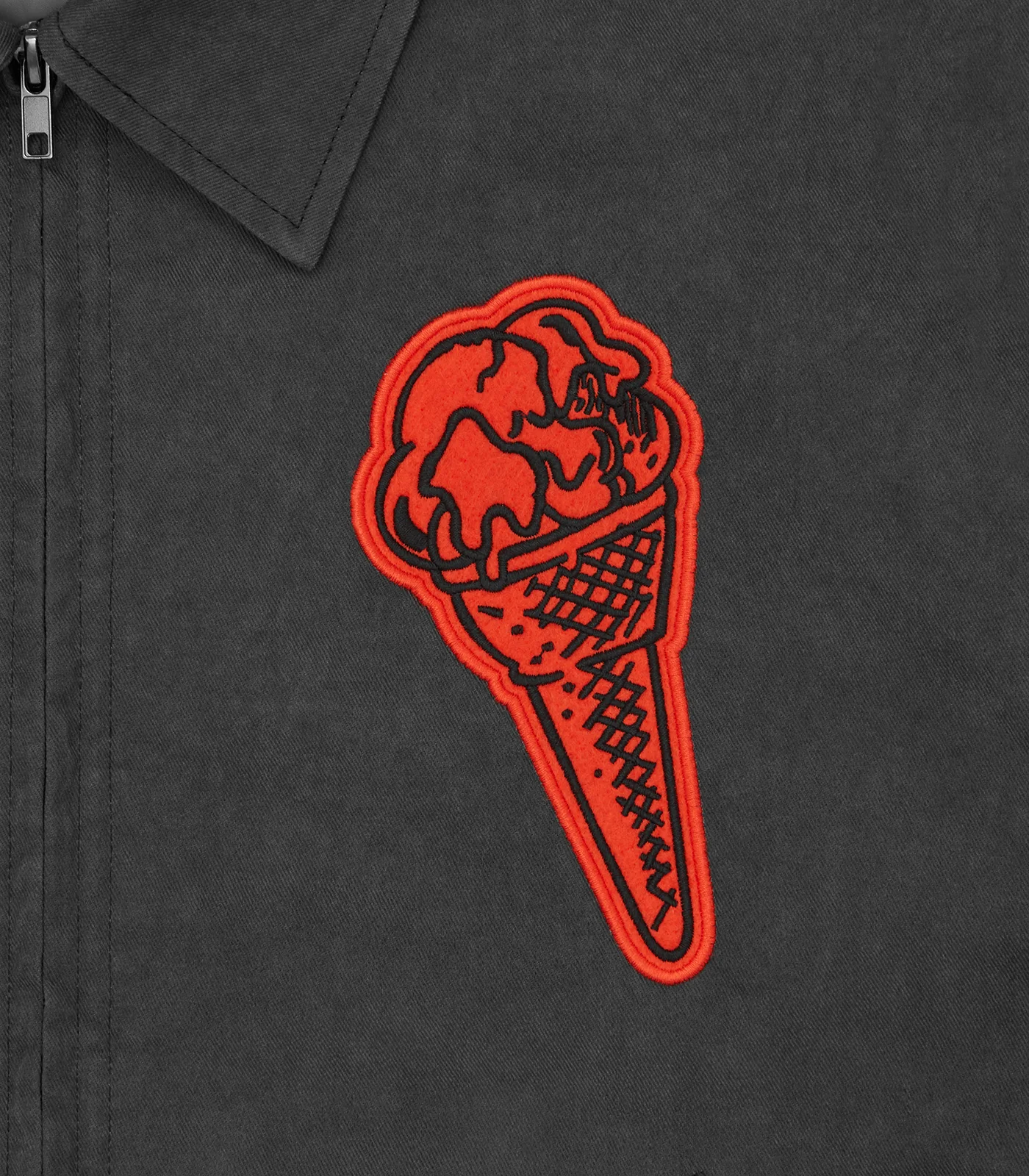 CONE PATCH WORK JACKET - WASHED BLACK - Image 5