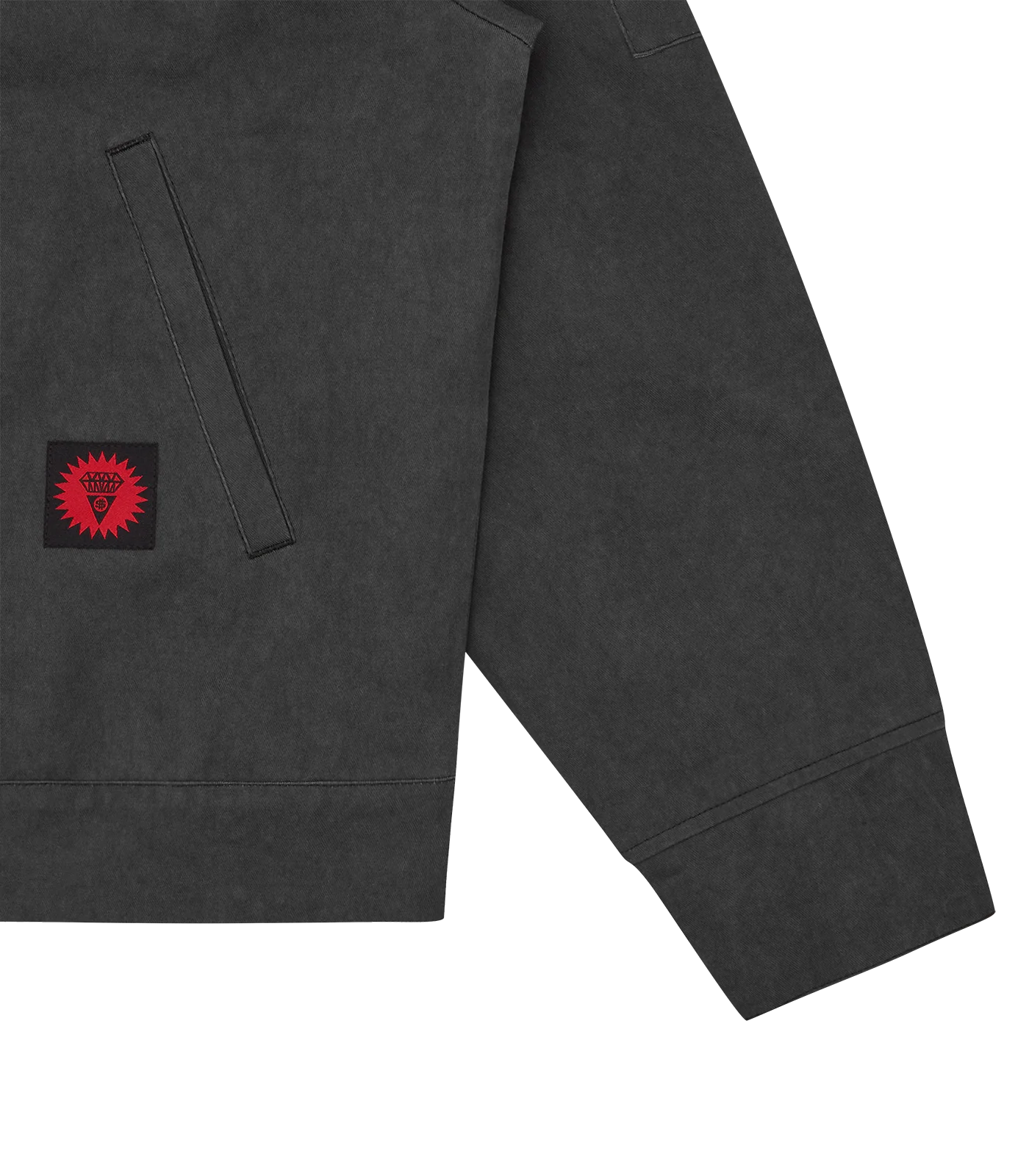 CONE PATCH WORK JACKET - WASHED BLACK - Image 6