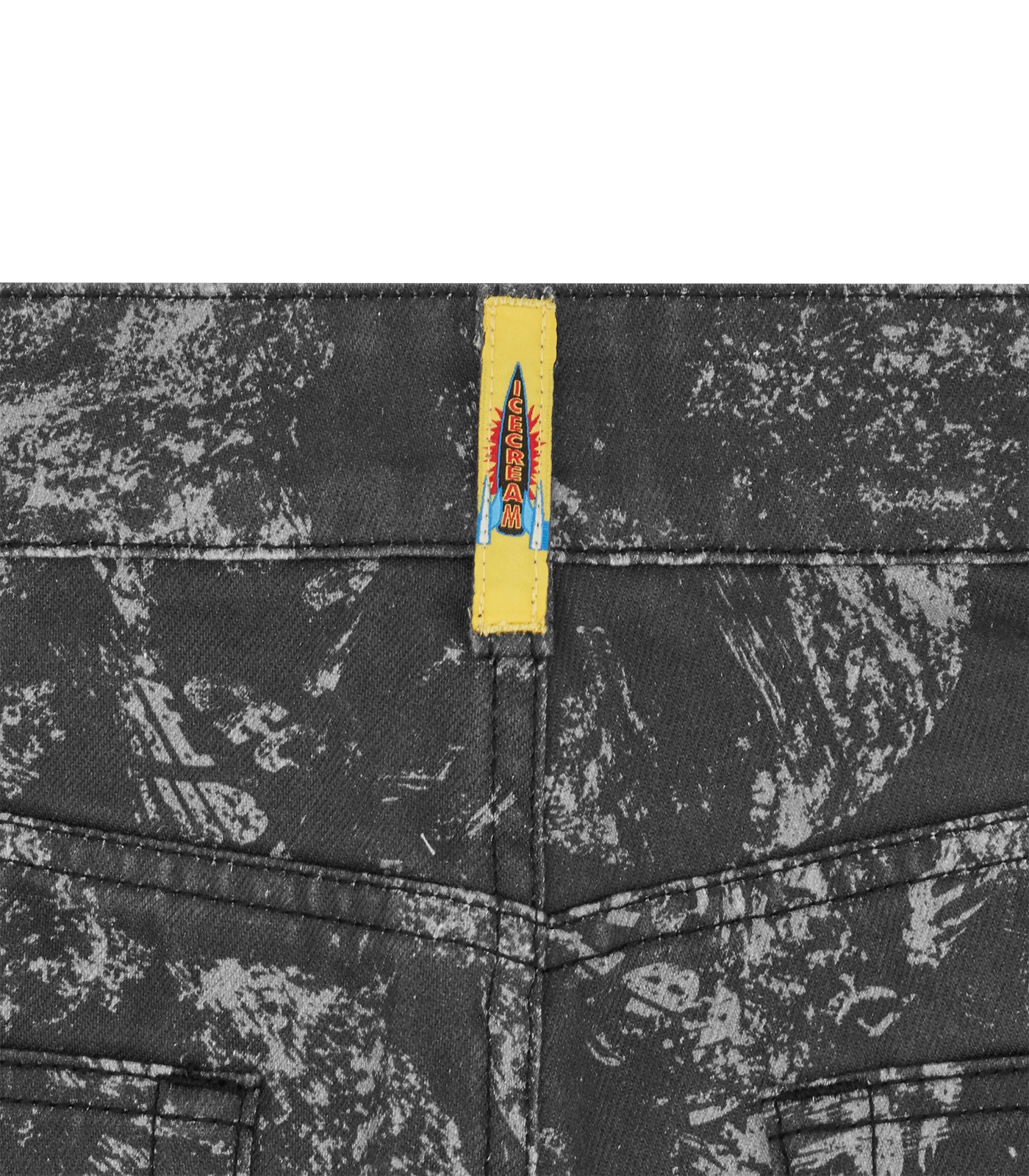 CONE STAMP DENIM PANTS - GREY - Image 9