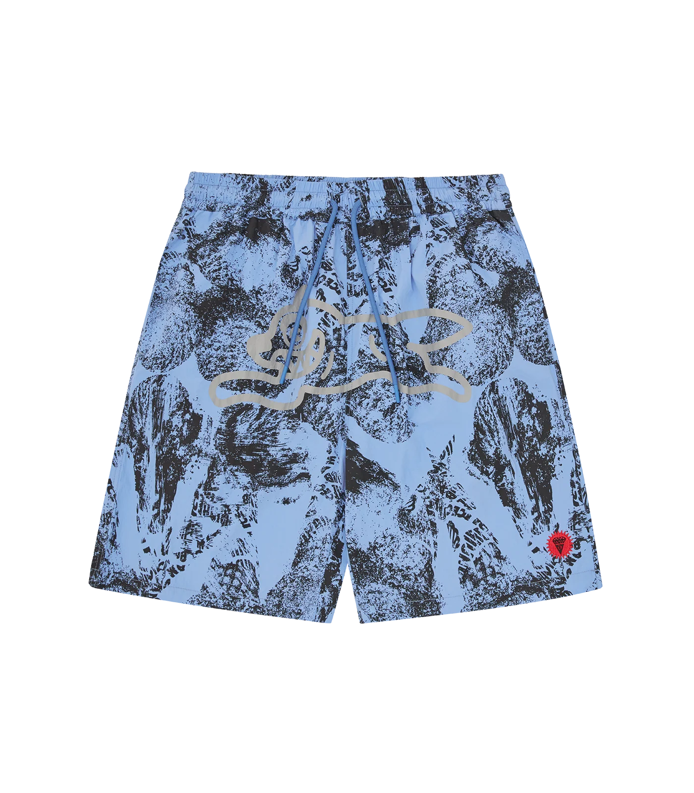 CONE STAMP SWIM SHORTS - BLUE