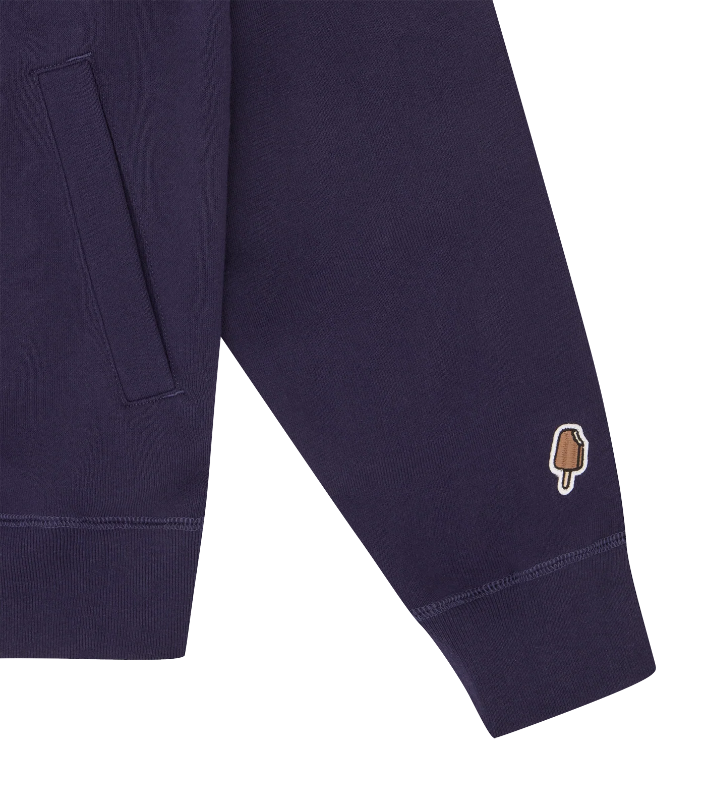 CONE ZIP THROUGH HOOD - NAVY - Image 5
