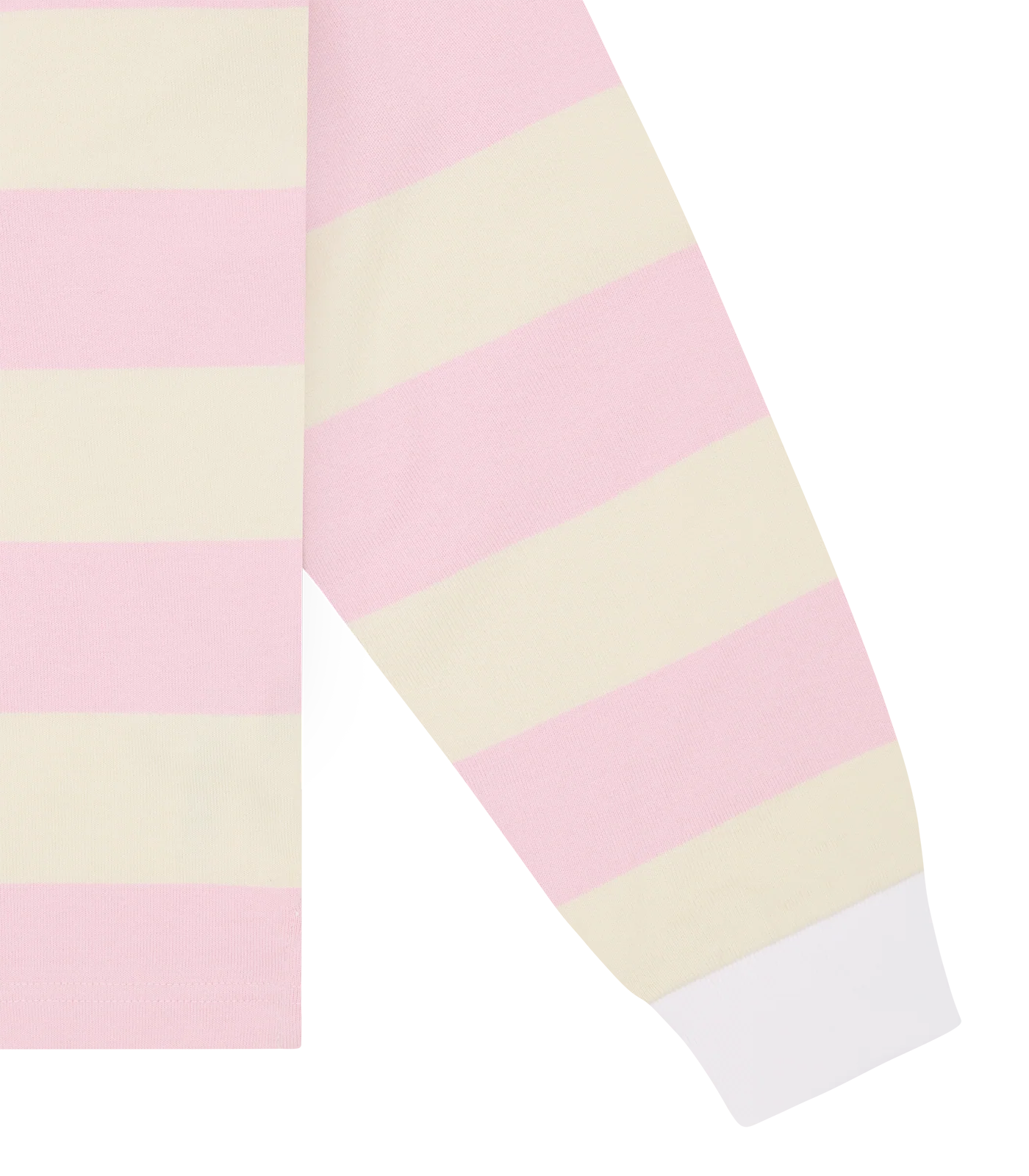 CONES & BONES RUGBY SHIRT - PINK/ECRU - Image 5