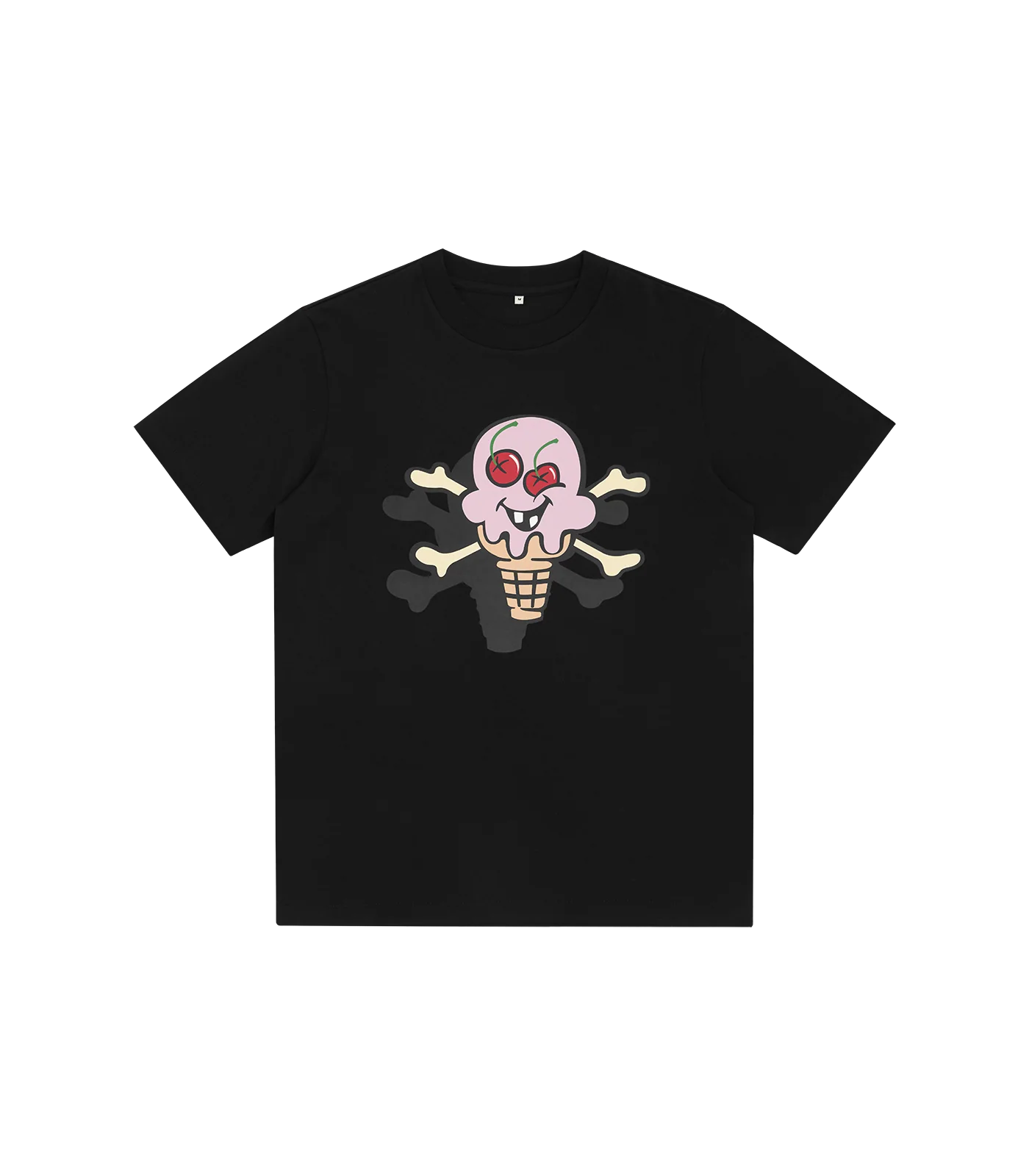 CONES & BONES T-SHIRT - BLACK