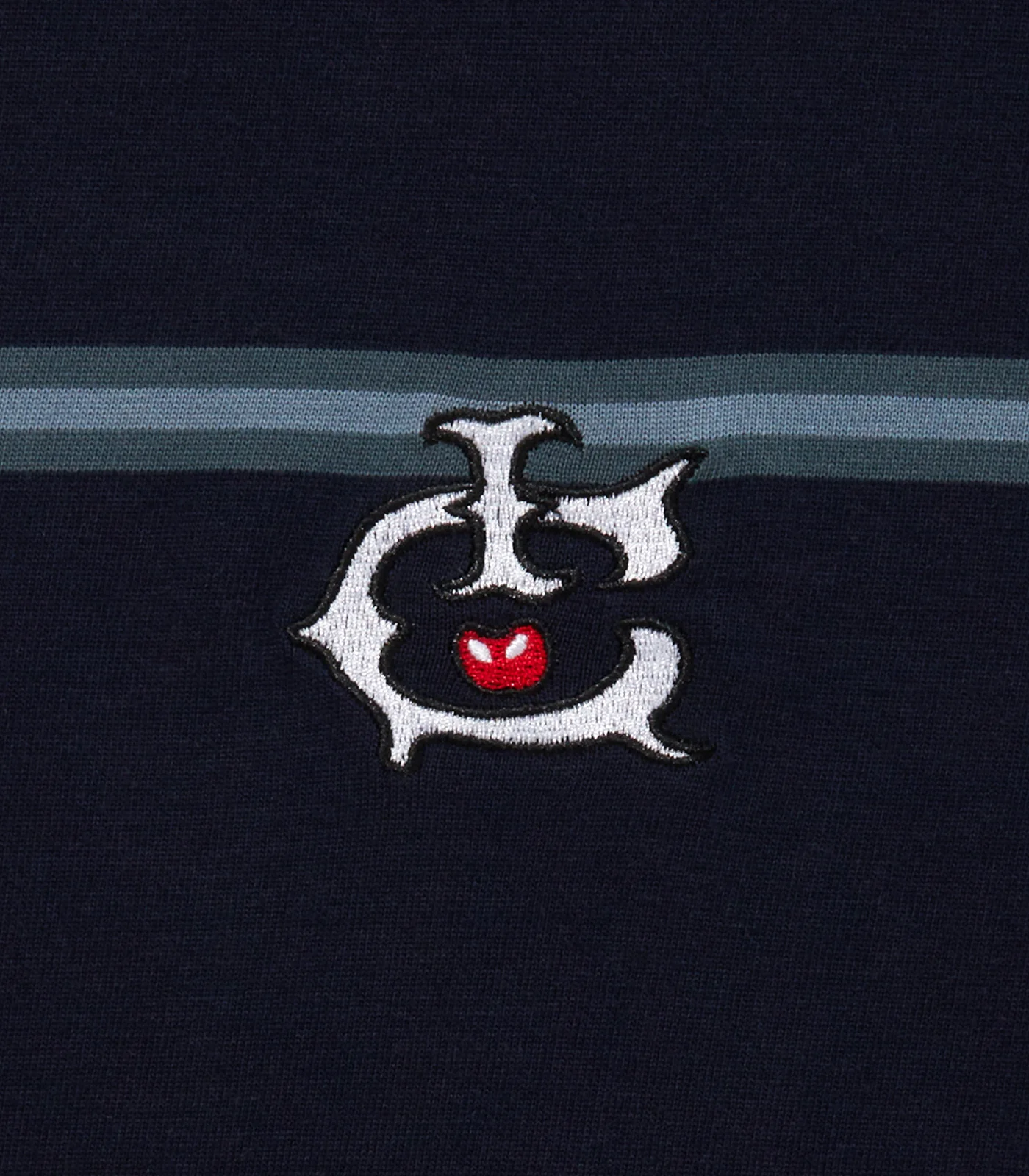 BORDER L/S T-SHIRT - NAVY - Image 3