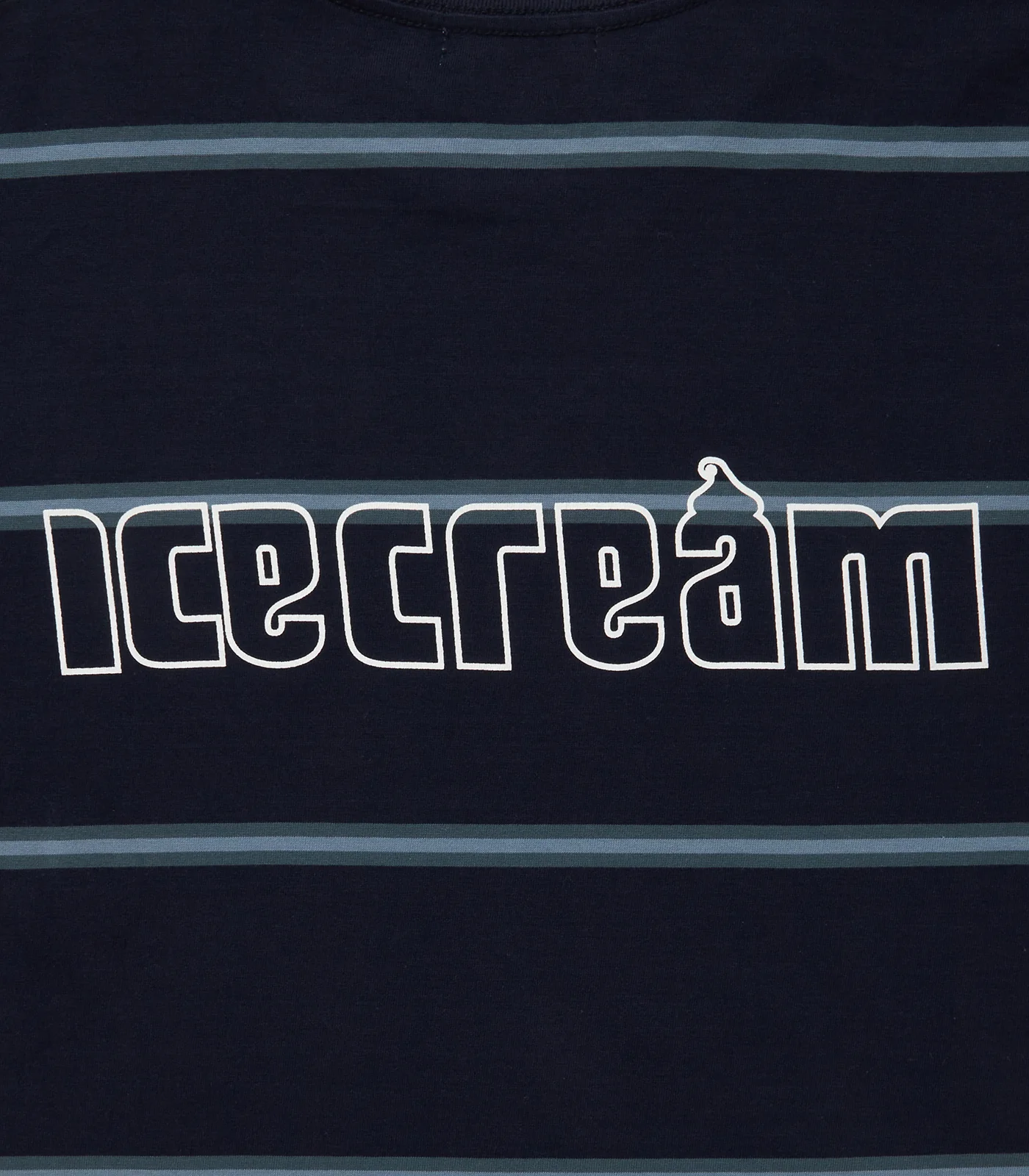 BORDER L/S T-SHIRT - NAVY - Image 4