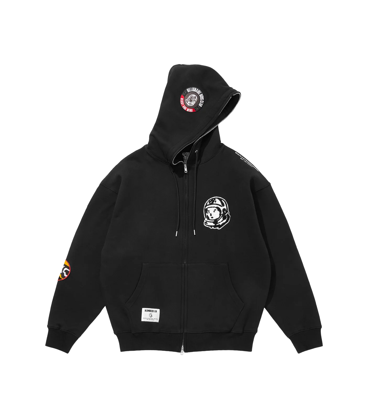ASTRO FULL ZIP UP HOOD - BLACK - Image 2