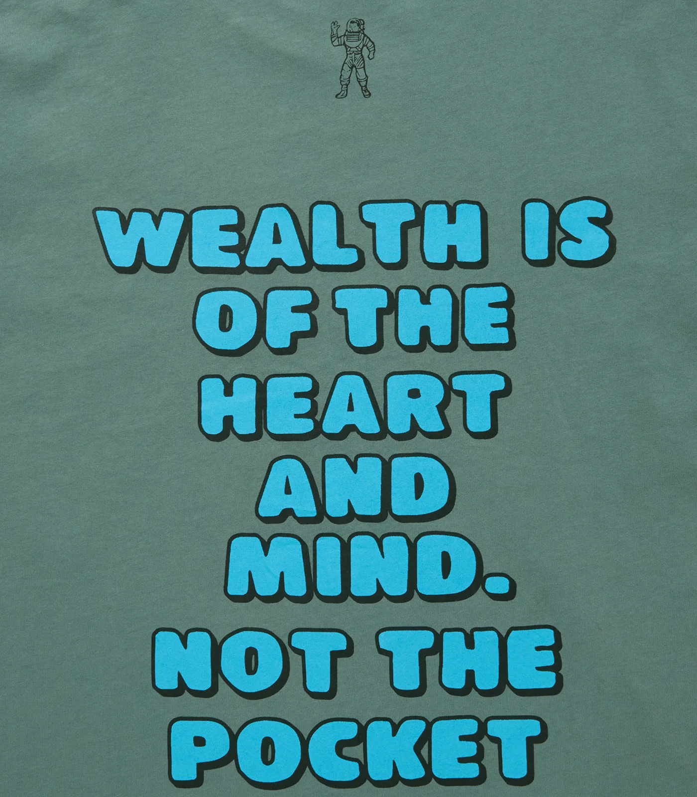ARCH LOGO L/S T-SHIRT - TEAL - Image 3