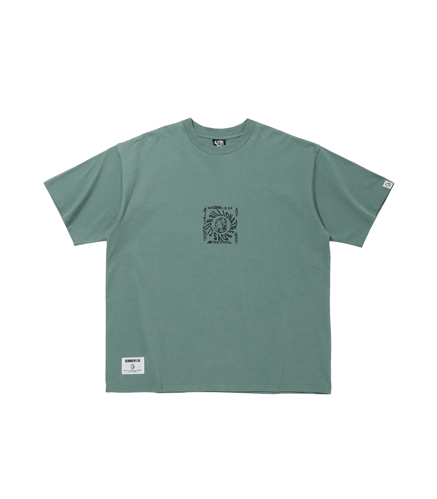 BILLIONAIRE BOYS CLUB T-SHIRT - TEAL/GREEN