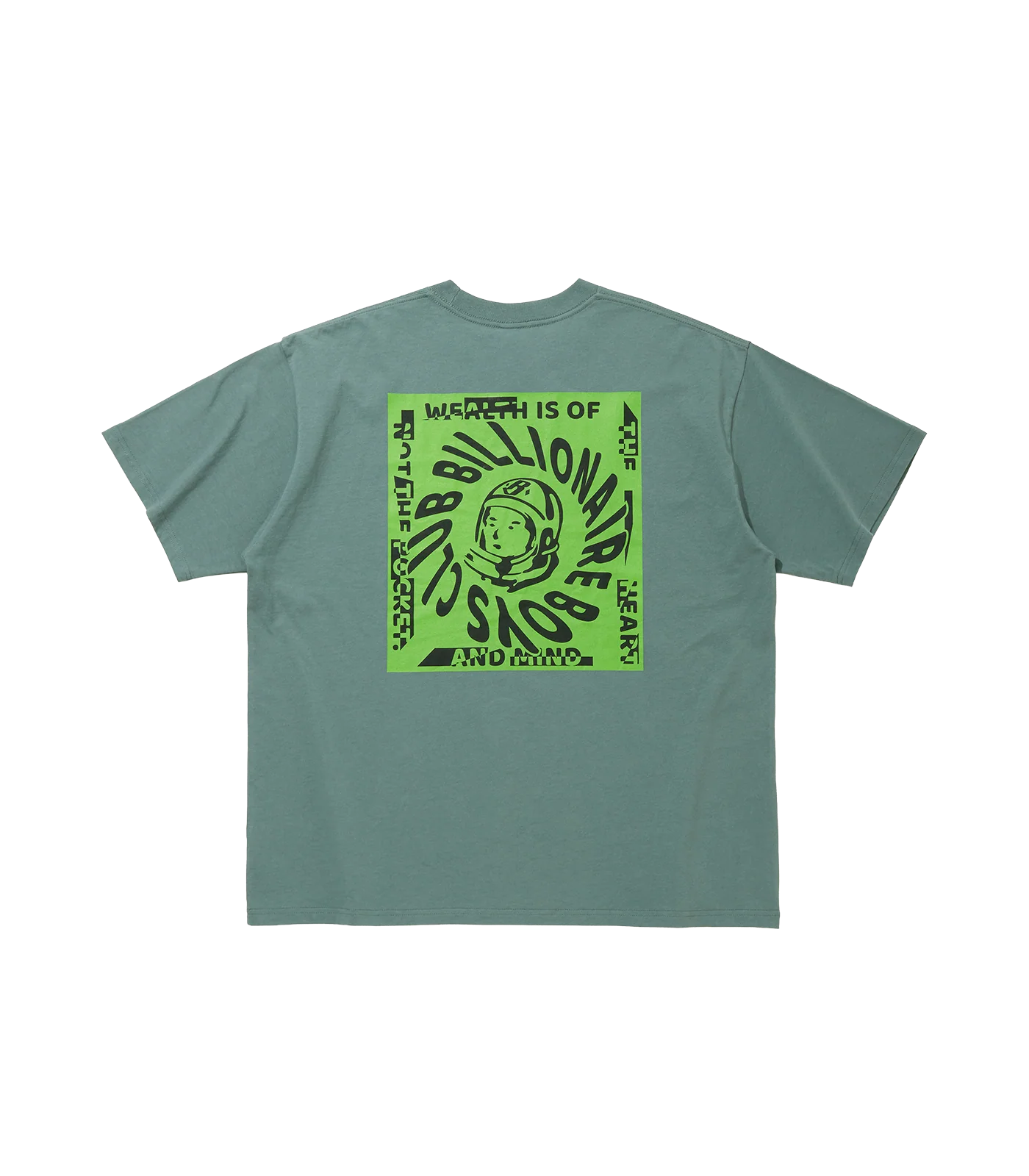 BILLIONAIRE BOYS CLUB T-SHIRT - TEAL/GREEN - Image 2